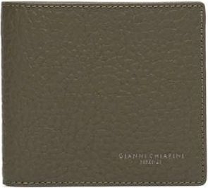 Gianni Chiarini Maxi-grain Portemonnee - Heren - Portefeuilles - Groen - ONE Size - Leer - Accessoires