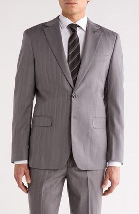 Elie Tahari Slim Fit Blazer in Grey at Nordstrom Rack, Size Xx-Large
