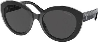 Prada PR 01YS 09V5S0 Womens Sunglasses Black Size 54