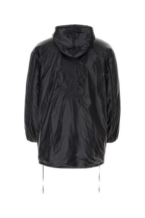 Saint Laurent 758264y5f65 1000 Noir T Nylon Giubbini Jacket