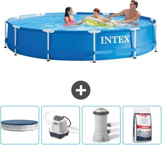 Intex Piscina Con Estructura Redonda - 366x76 Cm - 7-piezas Scb53