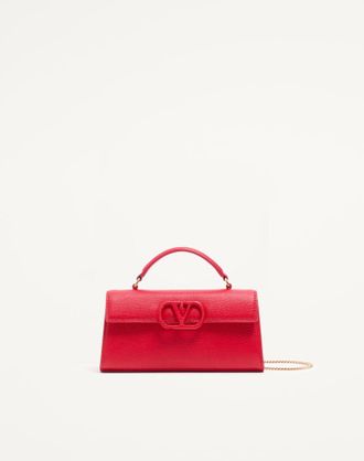 Valentino Garavani Mini borsa Valentino Garavani Vsling In Vitello Granato Donna ROUGE PUR UNI
