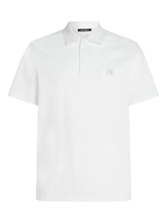 Karl Lagerfeld Ikon polo shirt - men - Organic Cotton - S - White