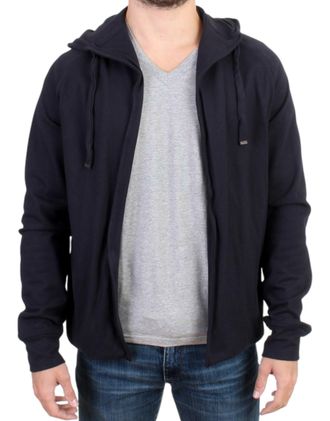 Costume National hooded cotton Mens sweater