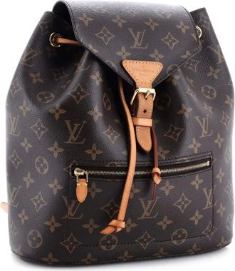 Louis Vuitton Montsouris NM PM rugzak met monogram canvas - Bruin