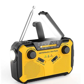 OEM Generador De Radio, Bater&iacute;a De 2500 Mah, Linterna Led, Alarma Sos, Radio Am/fm, Cargador Usb, Panel Solar, Camping