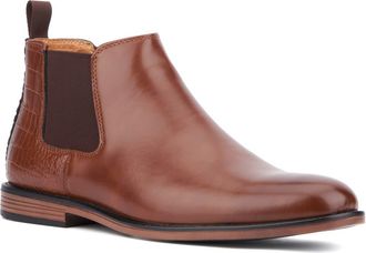 New York & Company Enzo Chelsea Boot in Cognac at Nordstrom Rack, Size 8.5
