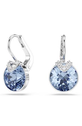 Swarovski Bella Crystal Drop Earrings in Blue/Silver at Nordstrom