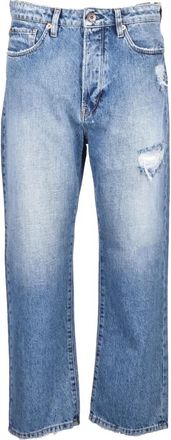 3x1 Sabina Girlfriend Jeans - Dames - Regular Fit Jeans - Blauw - W24 - Katoen - Jeans