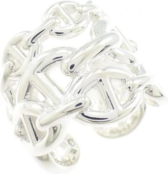 Herm&egrave;s Silver 925 Band Ring (Pre-Owned)