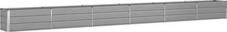 vidaXL Jardinera Gris Claro 580 X 50 X 45 Cm Acero Galvanizado Vidaxl