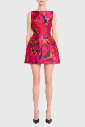 Amanda Uprichard Banco Dress In Pink Multi