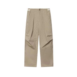 Isabel Marant Broeken, Dames, Beige, M, Katoen, Ceryne Rechte Broek