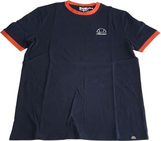 Ellesse Blauw Logo T-shirt Verfrist Je Look - Heren - T-shirts - Blauw - XL - Katoen - Tops