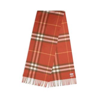 Burberry Winter Scarves, unisex, Red, Size: ONE SIZE Luxurious Cashmere Scarf