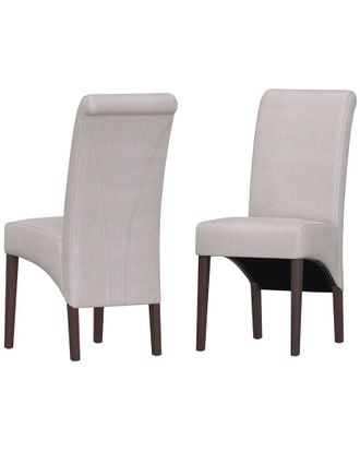 Simpli Home Set Of 2 Avalon Parson Dining Chairs