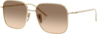 Prada Prc 54Sd Zonnebril - unisex - Zonnebrillen - Geel - 57 MM - Accessoires