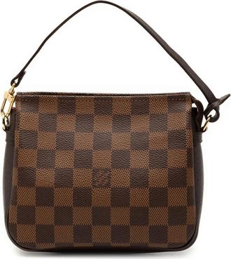 Louis Vuitton Pre-owned Handbags, female, Brown, Size: ONE SIZE Pre-owned Small Printed Top Handle Bag