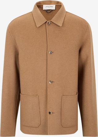 Jacob Cohen Kurze Flanell-Mantel mit Hemdkragen