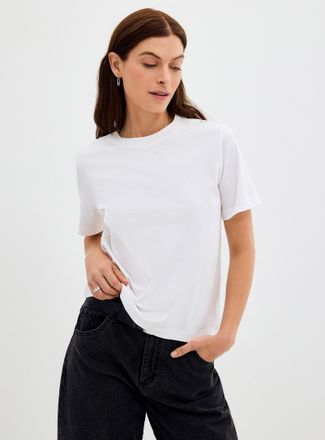 Contemporaine Womens Pima cotton relaxed T-shirt