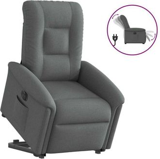vidaXL Vidaxl - Sill&oacute;n El&eacute;ctrico Reclinable Elevable De Tela Gris Oscuro