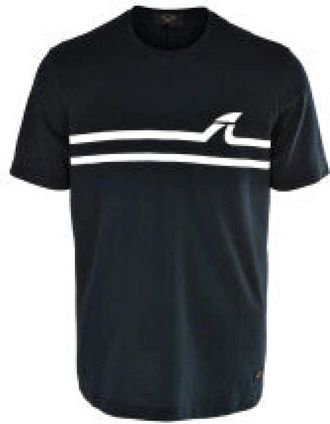 Paul & Shark Shark Print T-shirt - Heren - T-shirts - Blauw - M - Katoen - Tops