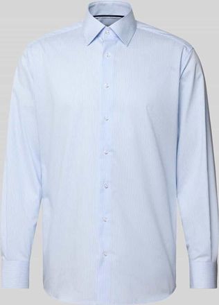 Eterna Modern Fit Business-Hemd aus Baumwolle mit Kentkragen in Bleu, Größe 39