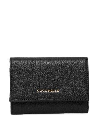 Coccinelle leather wallet - women - Grained Leather - One Size - Black
