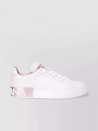 Dolce & Gabbana leather low top sneakers