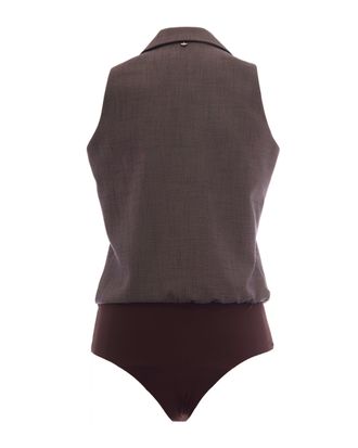 Liu Jo Tailored Structured Gilet - Gray