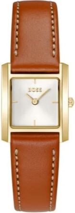 HUGO BOSS Lucy Scala Horloge - Dames - Accessoires - Bruin - Maat: ONE Size Leer