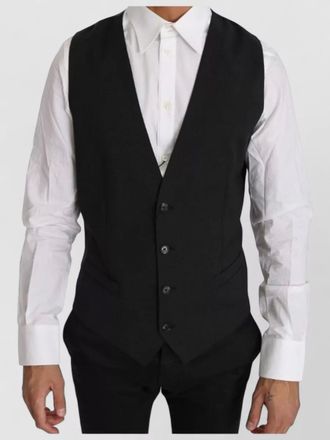 Dolce & Gabbana wool v-neck waistcoat