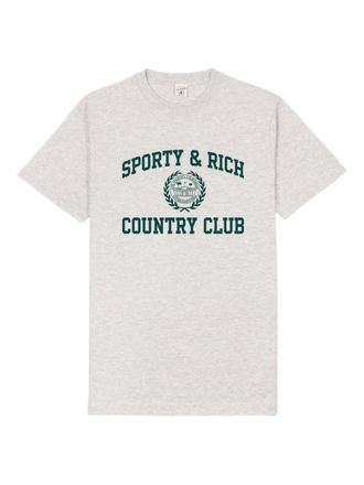 Sporty & Rich Varsity Crest T-shirt - Grijs