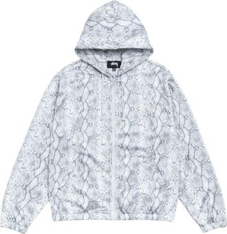 St&uuml;ssy Athletic Mesh Zip Hoodie Snake 1140391-SNAK
