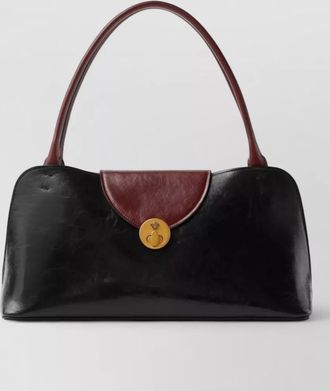 Versace vivian medium leather shoulder bag top handle