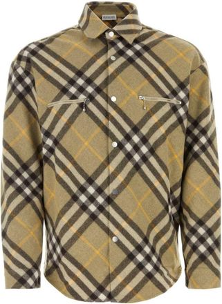 Burberry Beige Wool Shirt