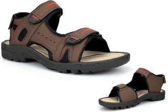 Generic Mens Touch Fastening Sandals Size 6 Boys Sandals Size 10 Summer Sandal Mens Touch Fastening Shoe Summer Sandal Sizes 6-12 Brown 11 UK