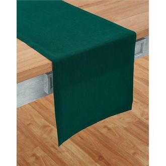 Solino Home Linen Table Runner for Dining Table, Holiday and Everyday Table Decor - Fete in Rainforest at Nordstrom, Size X-Small