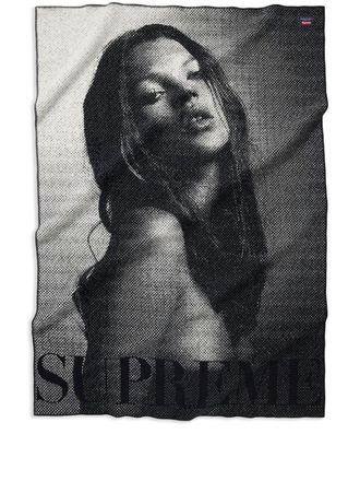 SUPREME x Faribault Kate Moss blanket (183cm x 127cm) - unisex - Fabric - One Size - Grey