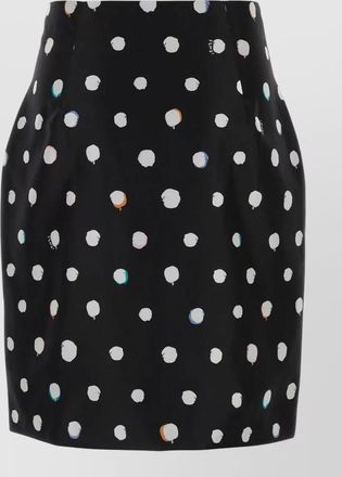 Fendi high waist polka dot taffeta skirt