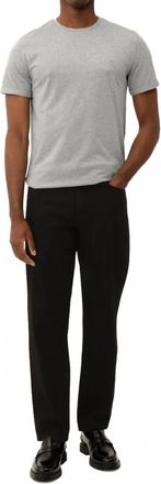 Les Deux Core Tonal Short Sleeve Tee In Gray Melange