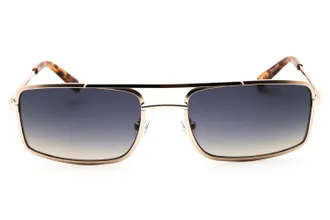 Guess GU00168 Gradient Lens Rectangle Sunglasses - Gold
