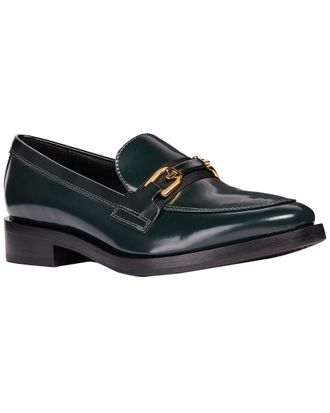 Geox Donna Brogue Leather Flat