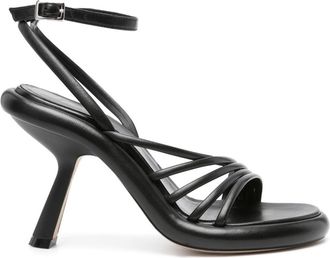 Vic Matié strappy leather sandals - women - Calf Leather/Calf Leather/Calf Leather - 37.5 - Black