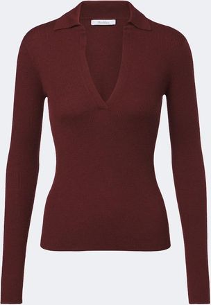 Max Mara Polo acanalado de cachemir