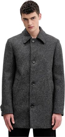 Bally Enkelrij broek van wol - Heren - Mantel - Grijs - XL - Wol - Jassen