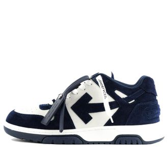 Off-white Out Of Office Low-Top Sneaker Navy White OMIA189F22LEA0020142
