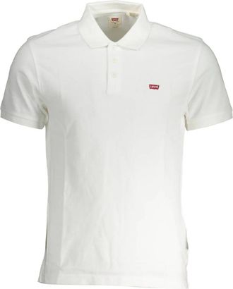 Levi's Polo Shirt met Korte Mouwen - Heren - Polos - Wit - L - Tops