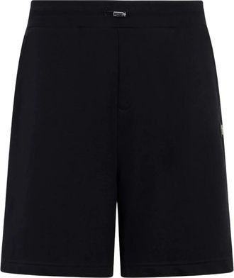 Philipp Plein Fleece Shorts Basic - Heren - Korte Broeken - Zwart - M - Katoen - Korte Broeken