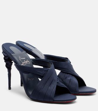 Christian Louboutin Mules Affabula de tafet&aacute;n